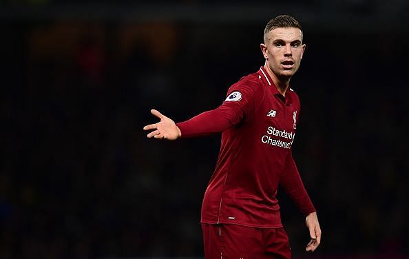 Henderson took some of the shine off Liverpool's win by getting sent off.